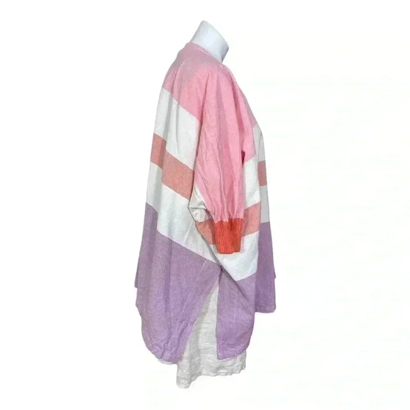 Hei Hei Anthropologie kimono color block oversized dolman sleeves cardigan - Picture 4 of 7